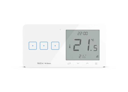 Trójpolowy dotykowy szklany włącznik z regulatorem temperatury WSR-03