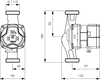Pompa obiegowa elektroniczna GPA III 25-7.5-180