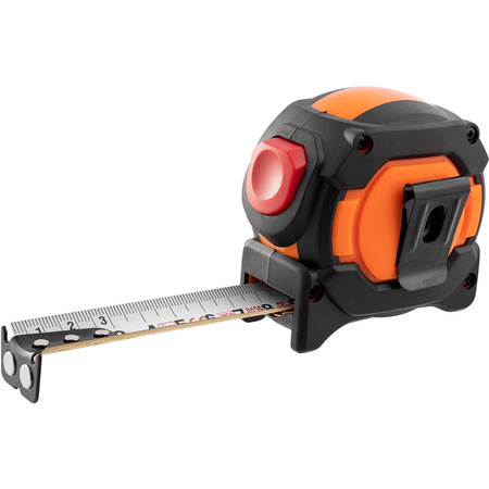 MIARA ZWIJANA 5M/25MM, AUTOSTOP, DWUSTRONNA PODZIAŁKA, KLASA I