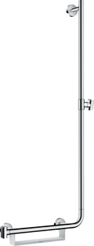 HG Unica Drążek prysznicowy Comfort 110 cm, prawy, Biały/Chrom