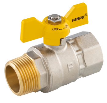 Zawór kulowy gazowy z motylkiem GW-GZ 3-4" typ G18