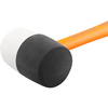 MŁOTEK GUM.  60 FIBERGLASS BIAŁO-CZARNY