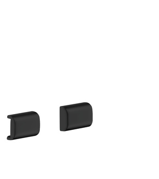 AX Universal Softsquare Zaślepki, Czarny Matowy