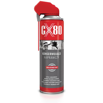 CX80 Płyn Konserwująco-Naprawczy 500 ml DUO SPRAY Łatwiejsza aplikacja