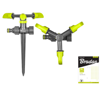 LIME LINE Zraszacz obrotowy 3-ramienny na kolcu