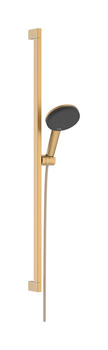 HG Raindance Alive Select S Zestaw prysznicowy 125 3jet EcoSmart z drążkiem Unica E Puro 90 cm EasySlide, Brąz Szczotkowany