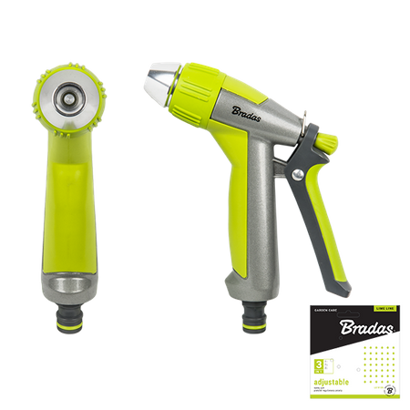LIME LINE Regulowany pistolet prosty - metal