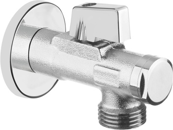 Zawór kątowy do podłączenia spłuczki WC 1/2" - 1/2" chrom VFA B63M