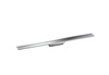 AX Drain Element zewnętrzny odpływu liniowego 900, montaż odsunięty od ściany, Chrom