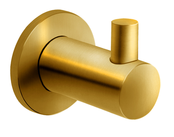 SMILE wieszak pojedynczy, szczotkowane złoto