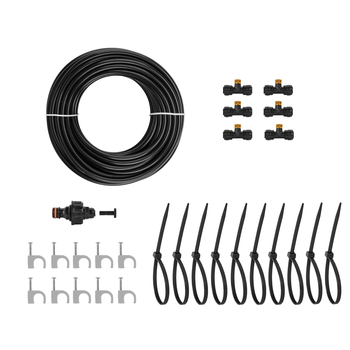 BLACK LINE Ogrodowa mgiełka wodna 8m