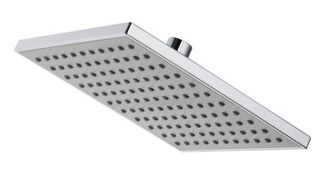 Głowica prysznicowa 1-funkcyjna - 201x201 mm chrom NAC 03QK