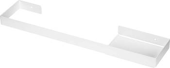 Wieszak ścienny na ręcznik - z półką bianco ADM A631