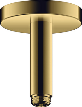 AX ShowerSolutions Przyłącze sufitowe 100 mm, Złoty Optyczny Polerowany