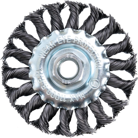 SZCZOTKA DO SZLIF. TARCZOWA 100 MM DRUT SKRĘTNY