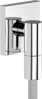 AX Wall outlet Fine Przyłącze węża, kwadratowe, Chrom