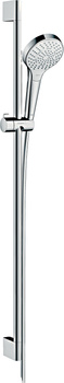 HG Croma Select S Zestaw prysznicowy 110 Multi EcoSmart 9 l/min z drążkiem 90 cm, Biały/Chrom