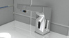 Bateria umywalkowa bezdotykowa z regulacją temperatury - 4xAA stała chrom Sensor BCH 029R