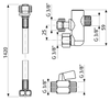 Przycisk kompletny chrom (A08A)