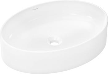 HG Xuniva D Umywalka nablatowa 550/400 bez otwor na baterię, bez przelewu, SmartClean, Biały