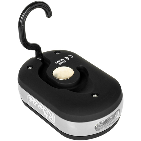 LAMPKA KWADR. COB LED +3 LED MAGN.3xAAA