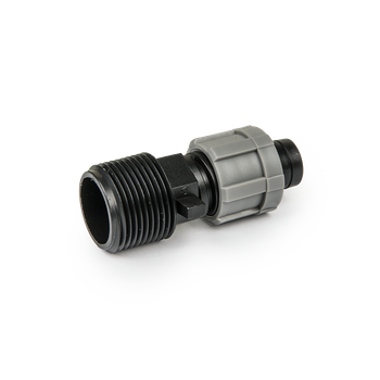 Łącznik do taśmy kroplującej, gwint zewnętrzny 3/4"