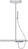 AX ShowerSolutions Komplet prysznicowy 350 1jet z termostatem 800, Chrom