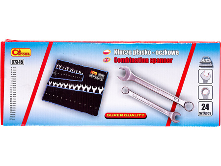 KLUCZE POL.GŁÓWKI 6-32MM 24 EL. PŁACHTA