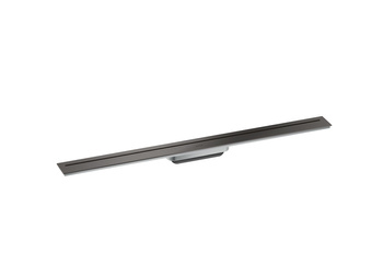 AX Drain Element zewnętrzny odpływu liniowego 900, montaż odsunięty od ściany, Czarny Chrom Szczotkowany