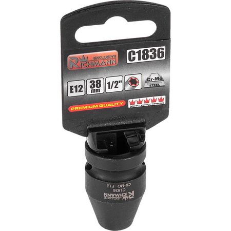 NASADKA UDAROWA TORX WEW. 1/2' E22, ZAWIESZKA