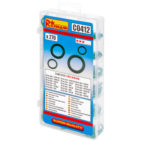 KPL. ORINGÓW ZIELONYCH 270 SZT.