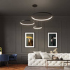 Żyrandol RIO 55 czarny LED 4000K