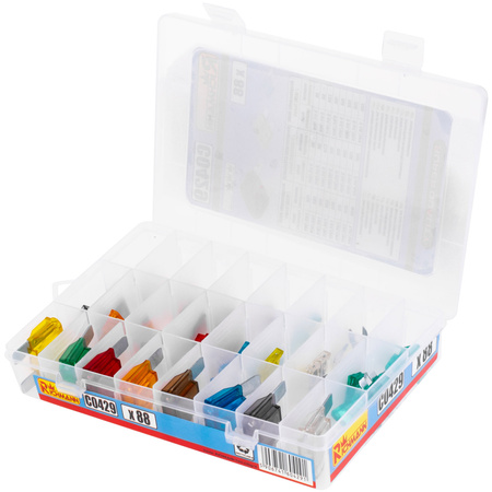 KPL. BEZPIECZNIKÓW MINI, STANDARD I MAXI 88 SZT.