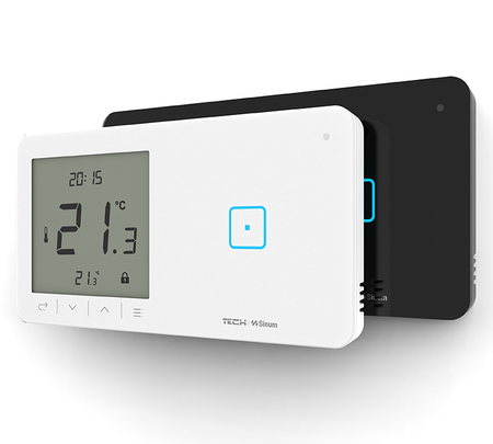 Jednopolowy przewodowy dotykowy szklany włącznik z regulatorem temperatury WSR-01m