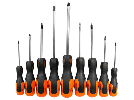 WKRĘTAKI 9 ELEM. PLASTIKOWA KASETA CR-MO