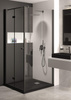 Ścianka prysznicowa / walk-in systemu Kerria Plus 90 cm nero KTS N39P