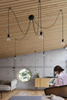 Lampa wisząca EDISON 1 LONG czarny