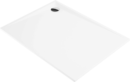 Brodzik akrylowy prostokątny 120x80 cm biały KTS 044B