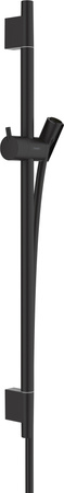 HG Unica Drążek prysznicowy S Puro 65 cm z wężem Isiflex 160 cm, Czarny Matowy