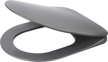 Deska sedesowa slim wolnoopadająca antracyt, titanium CDE DSOZ