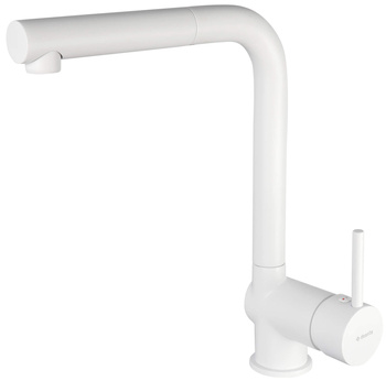 Bateria kuchenna z wyciąganą wylewką wyciągana bianco Aster BCA A73M