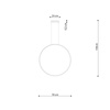 Lampa wisząca RIO 78 chrom LED 4000K