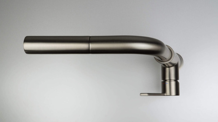 Bateria kuchenna z wyciąganą wylewką wyciągana, obrotowa titanium Silia BQS D73M