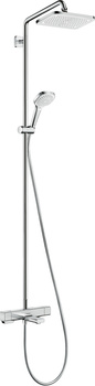 HG Croma E Komplet prysznicowy 280 1jet z termostatem, wannowy, Chrom