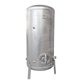 Zbiornik ocynk  500 L pion z osprzętem