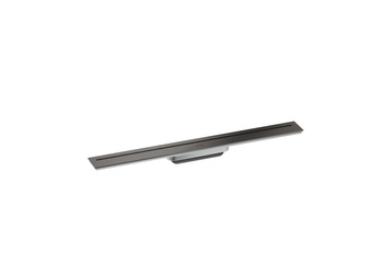 AX Drain Element zewnętrzny odpływu liniowego 700, montaż odsunięty od ściany, Czarny Chrom Szczotkowany