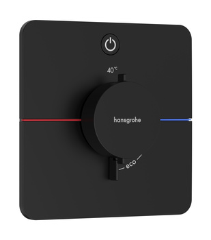 HG ShowerSelect Comfort Q Bateria termostatyczna do 1 odbiornika, podtynkowa, Czarny Matowy