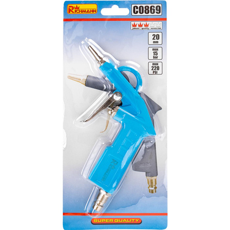 PISTOLET DO PRZEDMUCHIWANIA, DŁUGOŚĆ DYSZY 20 MM