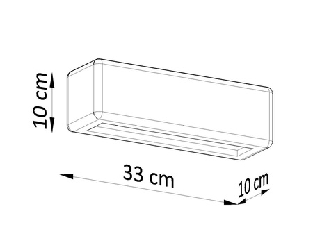 Kinkiet ceramiczny SUBANI