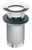 Zawór spustowy z przelewem, click-clack, 5/4", chrom